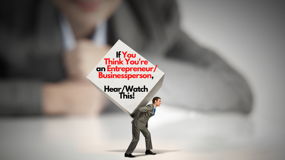 Beyond Alpha Podcast | If You Think You're an Entrepreneur/Businessperson, Hear/Watch This!