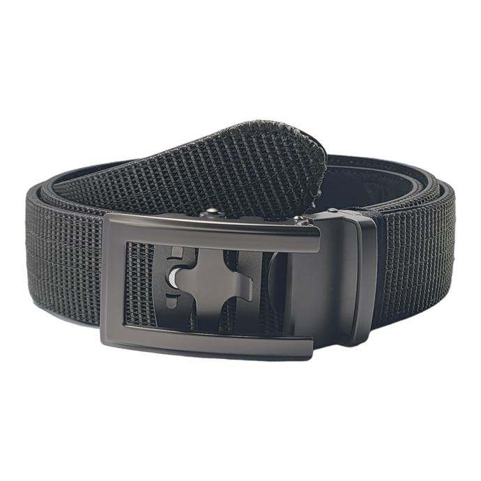 Gunmetal Trad Graphite Nylon Belt