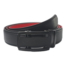 Load image into Gallery viewer, Croc Black Leather Belt