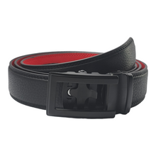 Load image into Gallery viewer, Black Trad Black Leather Belt