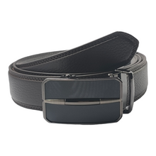 Load image into Gallery viewer, Classic Chocolate Brown Leather Belt