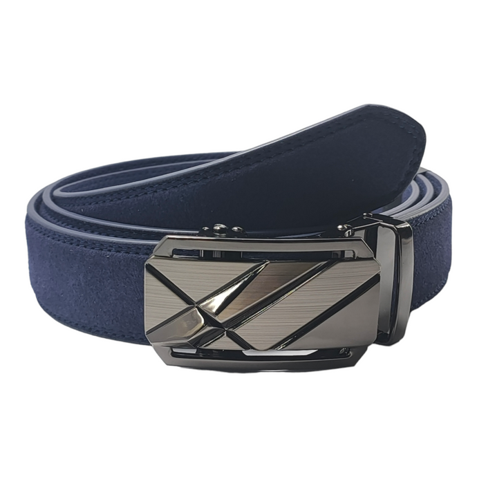 Waves Midnight Blue Suede Belt