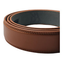 Load image into Gallery viewer, Classic Brown Leather Belt